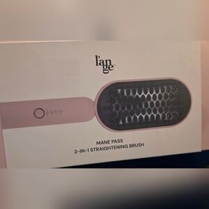 Lange Mane Pass Pink Hair Straightening Brush